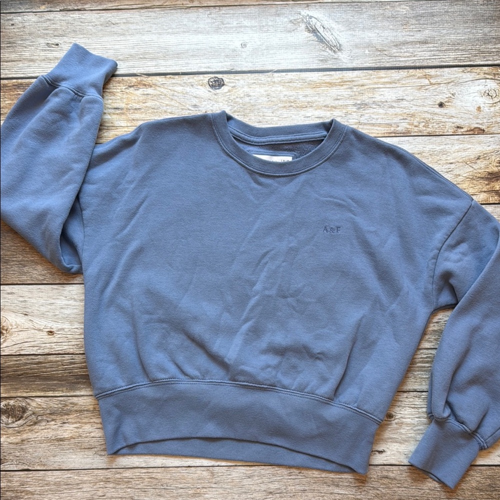 Abercrombie Kids Blue Crew Neck Sweatshirt